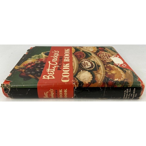Betty Crocker’s Picture Coobook 1st Edition 5th Printing Dust Jacket 1950 Vtg HC - Picture 3 of 12